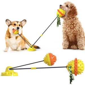 Suction Cup Dog Toy for Aggressive Chewers